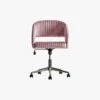 Niantic Velvet Swivel Chair