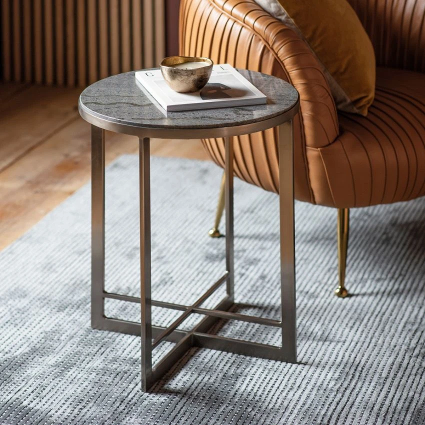 Oxendan Marble Side Table 2 Oxendan Marble Side Table - Image 2