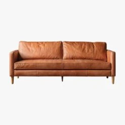 Citadel Leather Sofa In Vintage Brown