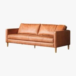Citadel Leather Sofa In Vintage Brown -Perch & Parrow Home Sales Store pp2003666 p45