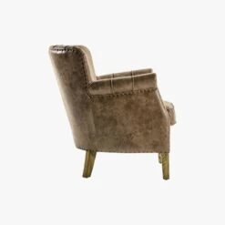 Delta Leather Armchair In Coffee 8 Delta Leather Armchair In Coffee -Perch & Parrow Home Sales Store pp2003673 p90