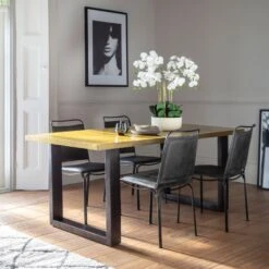 Brighton Gold Dining Table -Perch & Parrow Home Sales Store pp2003792 l1