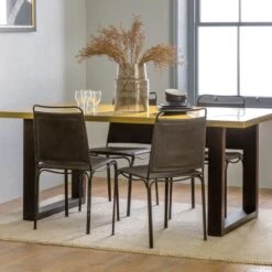 Brighton Gold Dining Table -Perch & Parrow Home Sales Store pp2003792 l11