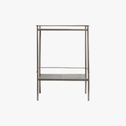 Dalia Silver And Marble Side Table