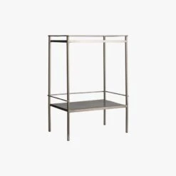 Dalia Silver And Marble Side Table -Perch & Parrow Home Sales Store pp2003804 p45