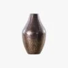 Leona Tall Bronze Hammered Vase