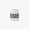Entwine Pillar Candle In Ivory Small Pack Of 2