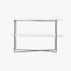 Serenity Console Table In White Faux Marble