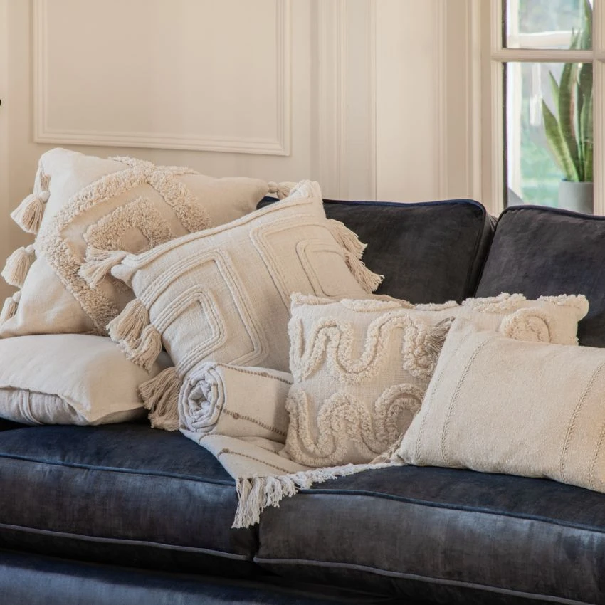 Ecru Cushion Cover 2 Ecru Cushion Cover - Image 2