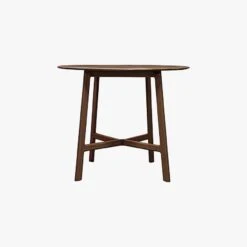 Menorca Walnut Round Dining Table