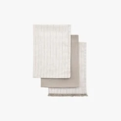 Country Stripe Tea Towel - Set Of 3