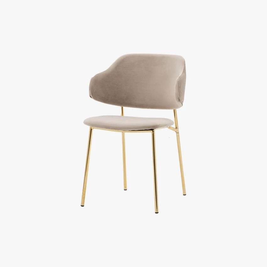 Ritzy Dining Chair In Taupe - Set Of 2 3 Ritzy Dining Chair In Taupe - Set Of 2 - Image 3