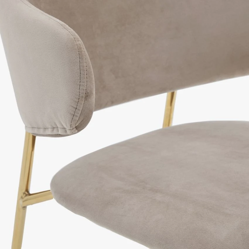 Ritzy Dining Chair In Taupe - Set Of 2 7 Ritzy Dining Chair In Taupe - Set Of 2 - Image 7