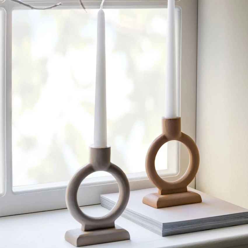 Hoopla Candle Stick In Caramel 2 Hoopla Candle Stick In Caramel - Image 2