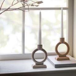 Hoopla Candle Stick In Caramel 13 Hoopla Candle Stick In Caramel -Perch & Parrow Home Sales Store pp23415078 l2