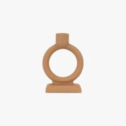 Hoopla Candle Stick In Caramel