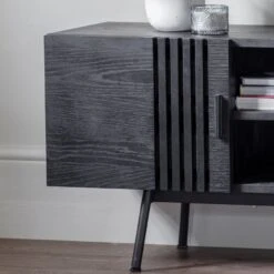 Hunky-Dory Media Unit In Black -Perch & Parrow Home Sales Store pp23446586 ld1