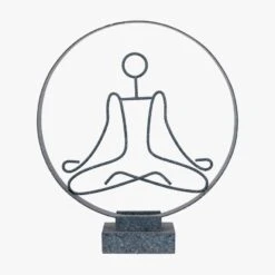 Om Lotus Pose Sculpture -Perch & Parrow Home Sales Store pp23559868 p180