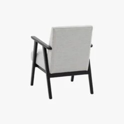 Dan Armchair In Black & Mottled Stone -Perch & Parrow Home Sales Store pp23716278 p135