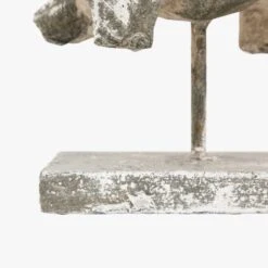 Augustus Horse Sculpture In Distressed White -Perch & Parrow Home Sales Store pp23723968 pd2