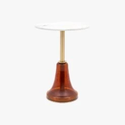 Chiara Side Table In Orange