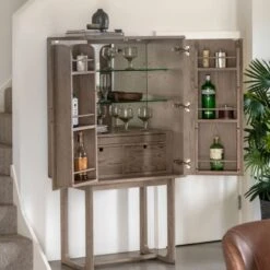 Whittle Cocktail Cabinet -Perch & Parrow Home Sales Store pp24010095 l2