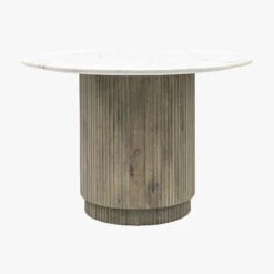 Flute Round Dining Table
