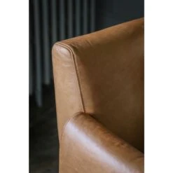 Recharger Brown Leather Armchair 9 Recharger Brown Leather Armchair -Perch & Parrow Home Sales Store pp24010250 ld2