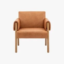 Recharger Brown Leather Armchair