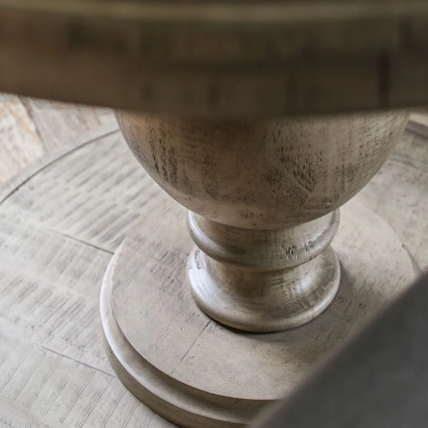 Heirloom Round Extendable Dining Table 4 Heirloom Round Extendable Dining Table - Image 4