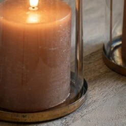 Lumos Antique In Gold Lantern, Small -Perch & Parrow Home Sales Store pp24030012 ld1