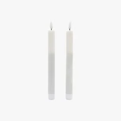 Glow LED Dinner Candle, Set Of 2