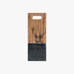 Wildwood Stag Marble Board In Black