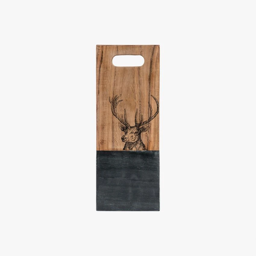 Wildwood Stag Marble Board In Black 1 Wildwood Stag Marble Board In Black