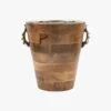Rustic Oak Leaf Champagne Bucket