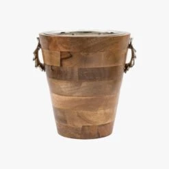 Rustic Oak Leaf Champagne Bucket