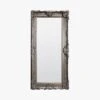 Ornate Leaner Mirror In Silver