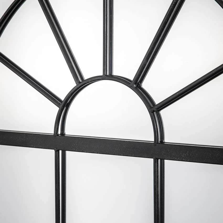 Axton Large Window Leaner Mirror In Black 2 Axton Large Window Leaner Mirror In Black - Image 2