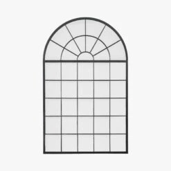 Axton Large Window Leaner Mirror In Black