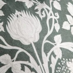 Fleur Cushion Cover In Olive -Perch & Parrow Home Sales Store pp24030267 ld1