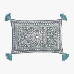 Mandala Cushion Cover In Blue