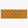 Welcomer Ochre And Cream Double Doormat