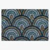 Welcomer Navy Coir Doormat