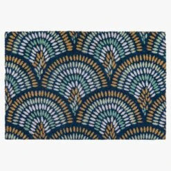 Welcomer Navy Coir Doormat