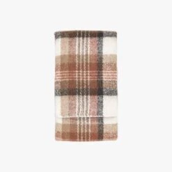 Grant Checkered Mohair Throw In Natural