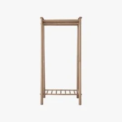 Rebecca Oak Clothes Rack
