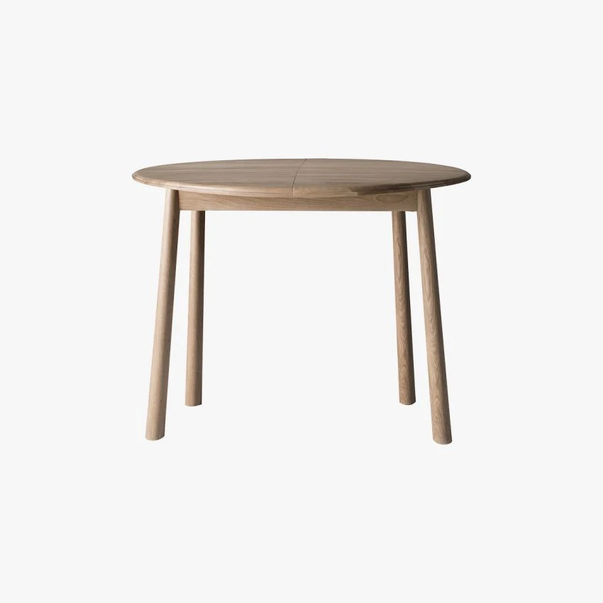 Rebecca Round Extendable Oak Dining Table 1 Rebecca Round Extendable Oak Dining Table