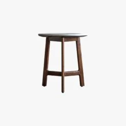 Palma Acacia And Marble Side Table 8 Palma Acacia And Marble Side Table -Perch & Parrow Home Sales Store pp3001073 p180