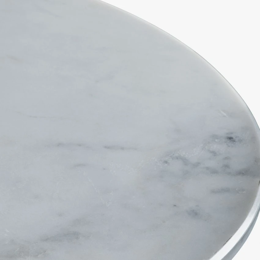 Palma Acacia And Marble Side Table 5 Palma Acacia And Marble Side Table - Image 5