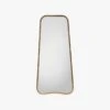 Ari Metal Standing Mirror In Gold